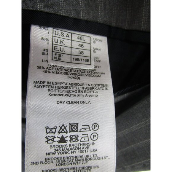 Brooks Brothers Sport Coat 46 Long Explorer Regent Blazer Wool Jacket - Picture 11 of 14